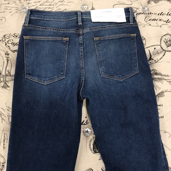 FRAME Le High Ankle Straight Leg Jeans - Picture 7 of 9